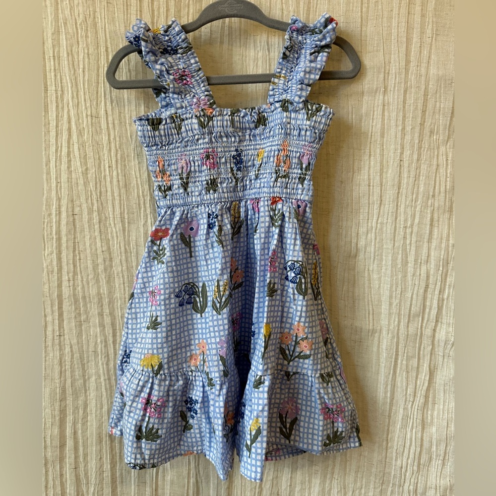Cotton On Blue Floral Kids Dress